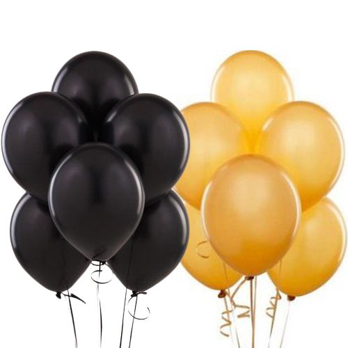 Siyah gold balon