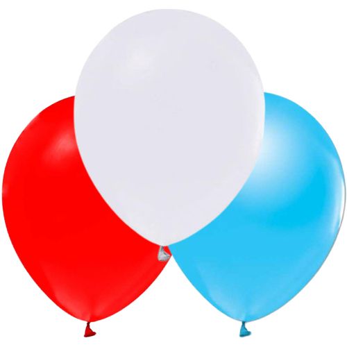 Kırmızı Beyaz Mavi Balon