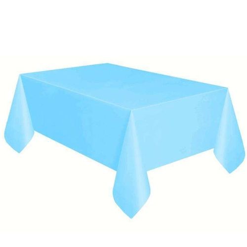 Mavi Masa Örtüsü Plastik 137x183 cm, fiyatı