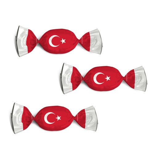 Türk Bayrak Baskılı Şeker