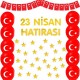 23 Nisan Hatırası Süsleme Seti Gold, fiyatı