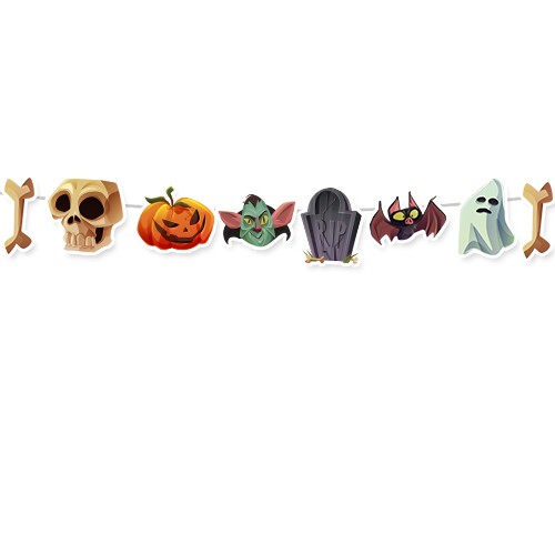 Halloween Cadılar Bayramı Dekoratif Banner 160x17 cm, fiyatı