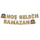 Hoş Geldin Ramazan Yazısı Gold Mavi (Işıklı) 250 cm, fiyatı