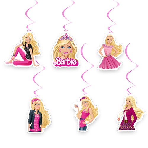 Barbie Asma Süs - 6 Adet, fiyatı