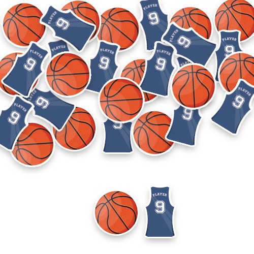Basketbol Masa Konfetisi 30 Adet, fiyatı