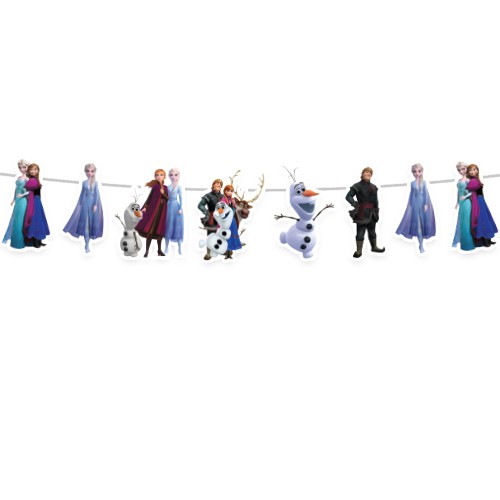 Frozen Elsa Anna Dekoratif Banner 150x17 cm, fiyatı