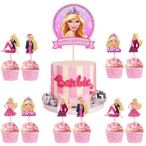 Barbie Cake Topper Set, fiyatı