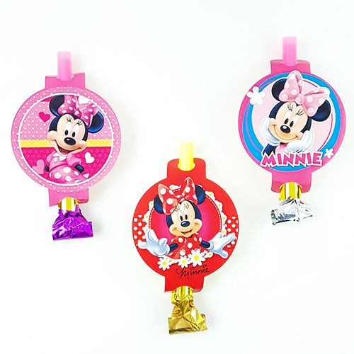 Minnie Mouse Parti Düdüğü (6 adet), fiyatı