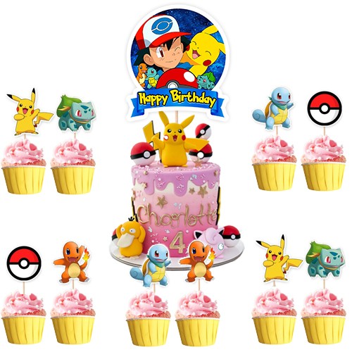 Pokemon Cake Topper Set, fiyatı