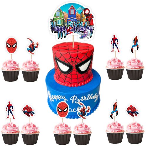 Spiderman Cake Topper Set, fiyatı