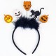 Halloween Simli Balkabağı Kedili Taç, fiyatı