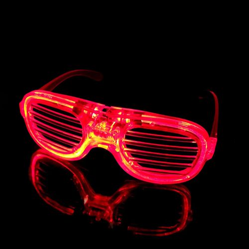 Led Işıklı Gözlük Kırmızı - 1 Adet, fiyatı