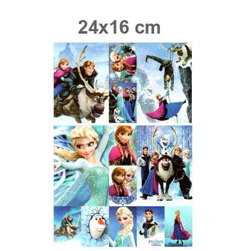 Frozen (Karlar Ülkesi) Sticker 24x16 cm 3 Adet, fiyatı