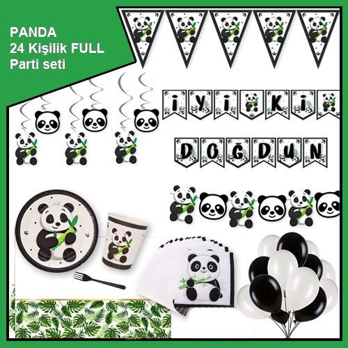 Panda 24 Kişilik Ekonomik Parti Seti