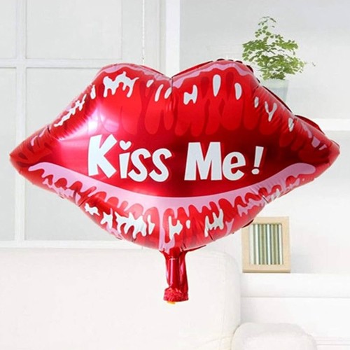 Kiss Me Dudak Folyo Balon 55x40 cm, fiyatı