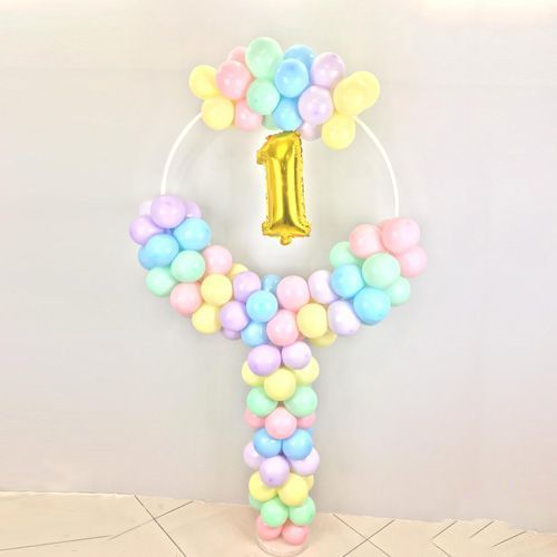 Hulahop Balon Süsleme Standı 160*65 cm, fiyatı
