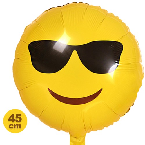 Emoji Gözlüklü (Cool) Folyo Balon 45 cm, fiyatı