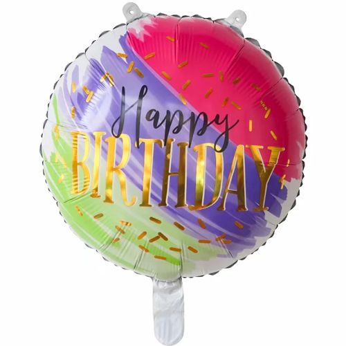 Happy Birthday Folyo Balon 45 cm, fiyatı