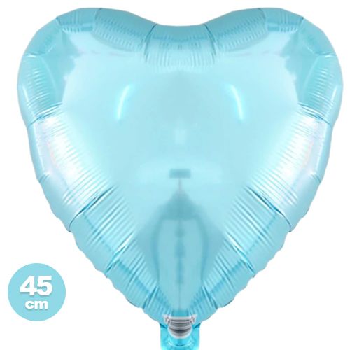 Açık Mavi Kalp Folyo Balon (45 cm), fiyatı