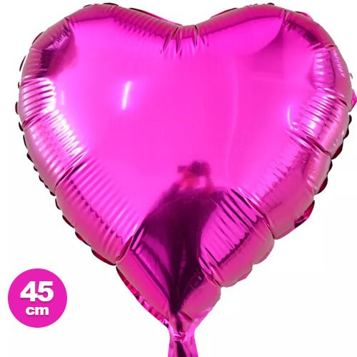 Fuşya Kalp Folyo Balon (45 cm), fiyatı