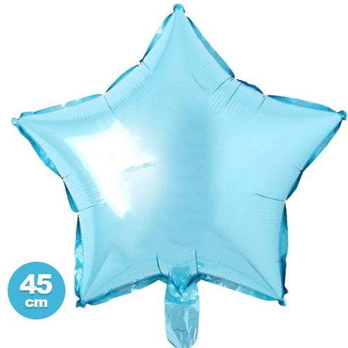 Yıldız Folyo Balon Açık Mavi (45 cm), fiyatı
