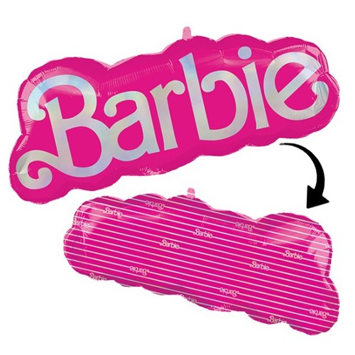 Barbie Logo Folyo Balon 35*70 cm, fiyatı