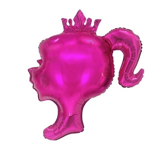 Pink Girl Kafa Folyo Balon 78x70 cm, fiyatı