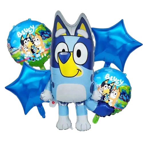 Bluey Folyo Balon Seti 5'li, fiyatı