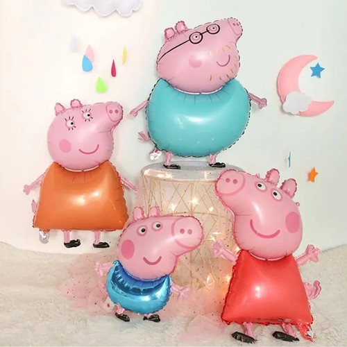 Peppa Pig Ailesi Folyo Folyo Balon Seti 4'lü, fiyatı