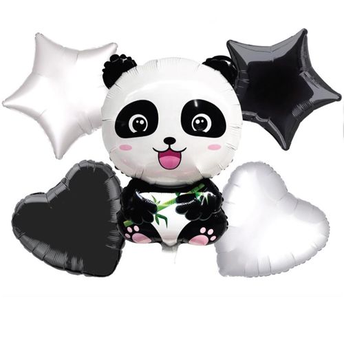 Panda Folyo Balon Set 5'li, fiyatı