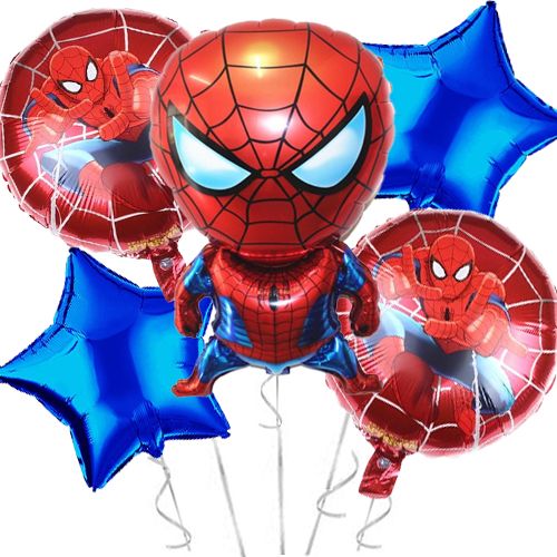 Spiderman Folyo Balon Seti 5'li, fiyatı