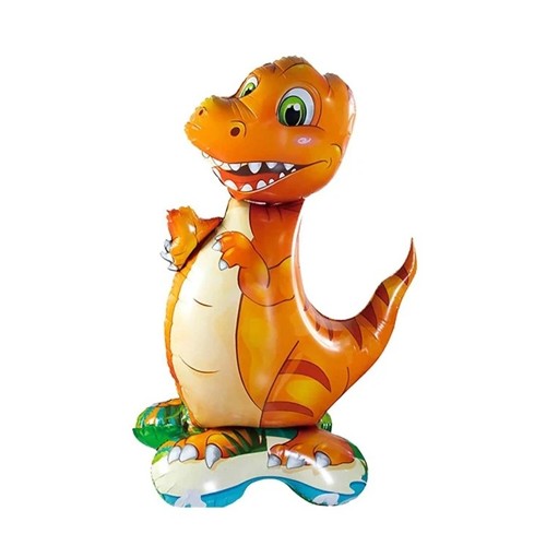 AYAKLI Dinozor Folyo Balon 60x39 cm, fiyatı