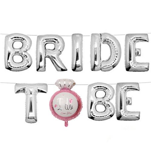Bride To Be (I Do Pembe) Folyo Balon Gümüş 35 cm, fiyatı