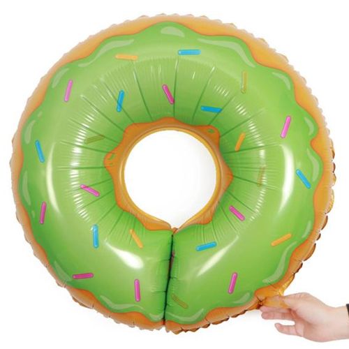 Donut Folyo Balon Yeşil 63x63 cm, fiyatı