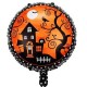 Happy Halloween Örümcekli Folyo Balon 45 cm, fiyatı