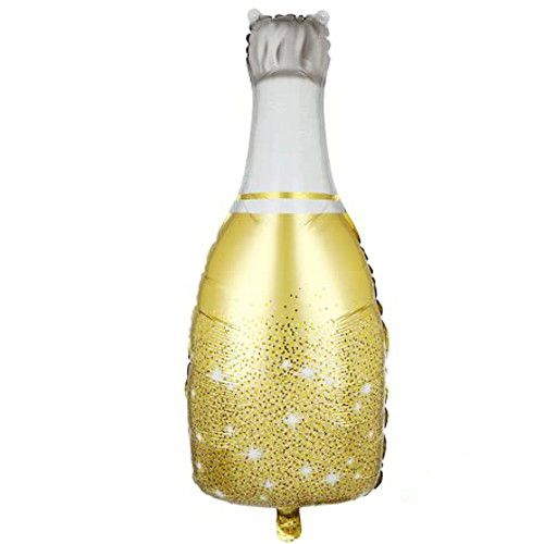 Şampanya Şişesi Folyo Balon Gold 90x47 cm, fiyatı