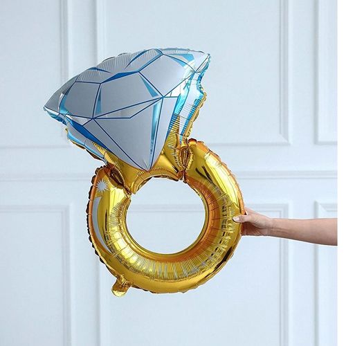 Tektaş Yüzük Folyo Balon Gold 65x48 cm, fiyatı