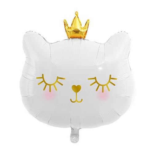 Beyaz Kedi Folyo Balon 48*52 cm, fiyatı