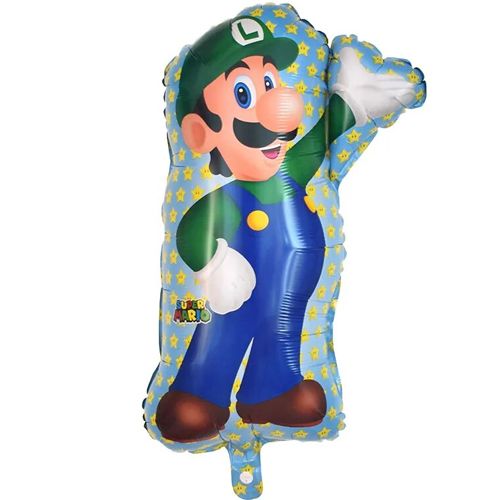 Süper Mario Luigi Folyo Balon 68*44 cm, fiyatı