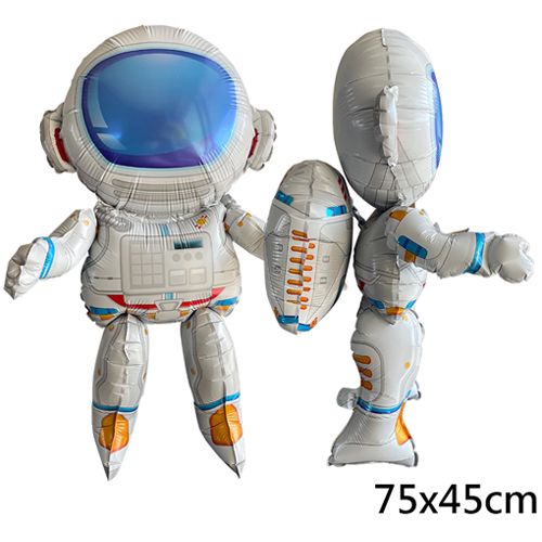 Astronot Folyo Balon 4D Ayakta Duran 75 cm, fiyatı