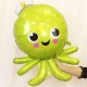Yeşil Ahtapot Folyo Balon 90 cm, fiyatı