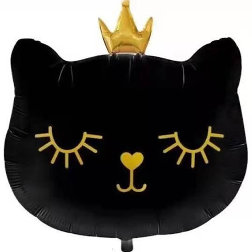 Siyah Kedi Folyo Balon 65x62 cm, fiyatı