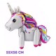 Unicorn Ayaklı Folyo Balon Küçük 55*55 cm, fiyatı