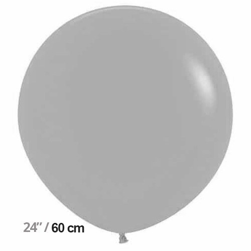 24 İnc Jumbo Balon Gri 60 cm, fiyatı
