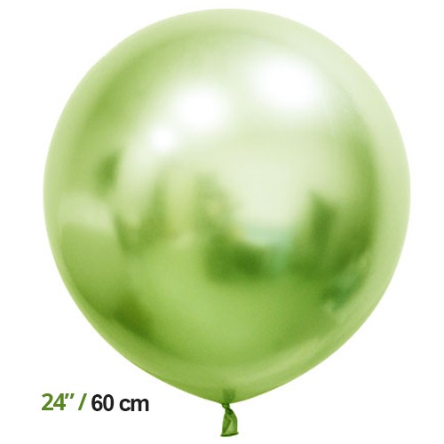 24 İnch Jumbo Krom Balon Açık Yeşil 60 cm, fiyatı