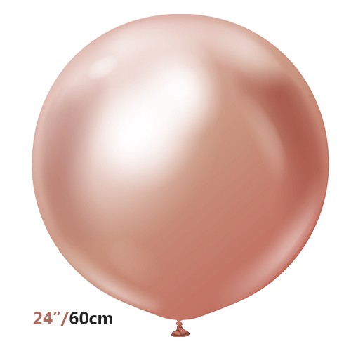 24 İnch Jumbo Krom Balon Rose Gold 60 cm, fiyatı