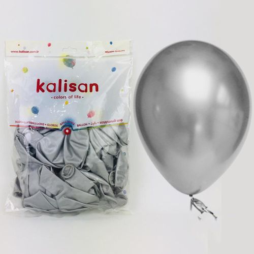 Gümüş Krom Balon 50 Adet (30 cm), fiyatı