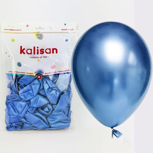 Mavi Krom Balon 50 Adet (30 cm), fiyatı