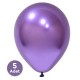 Mor Krom Balon 5 Adet (30 cm), fiyatı