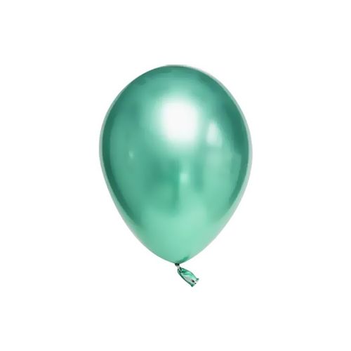 5 İnch Mini Yeşil Krom Balon 10 Adet, fiyatı